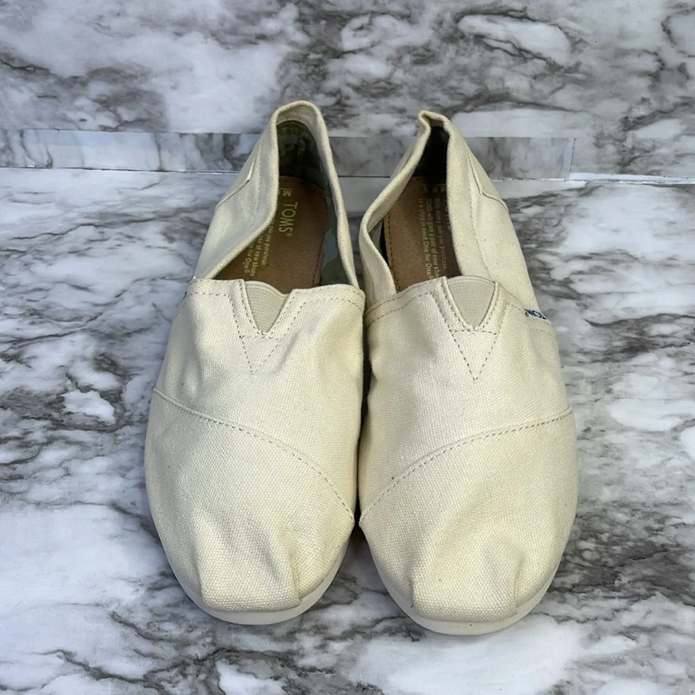 TOMS Alpargata Cloudbound espadriles beige flat size 8.5 new